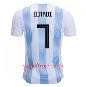 Argentina Fodboldtrøjer Icardi 7 Hjemmebanesæt VM 2018